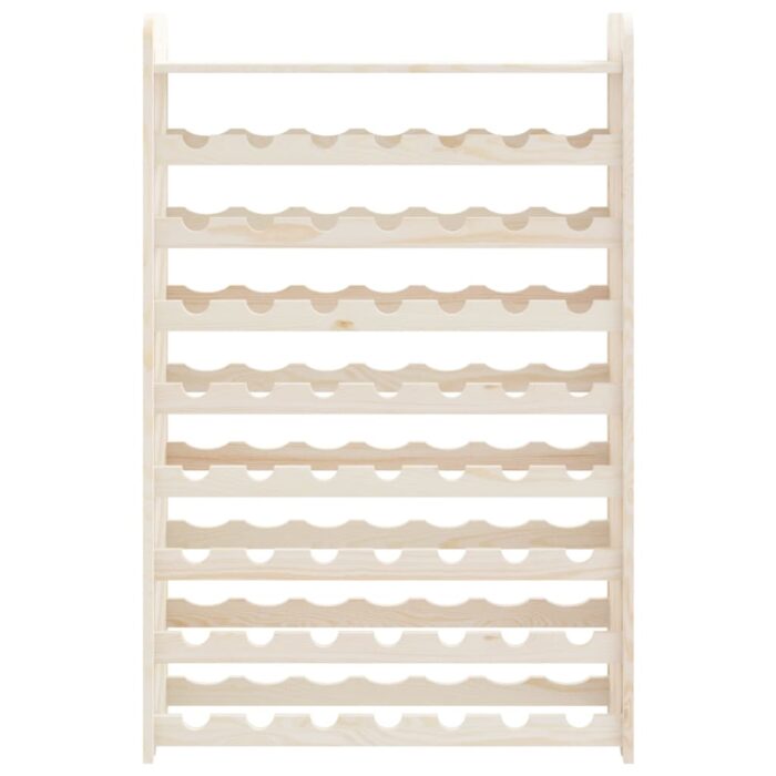 Casier à vin avec panneau supérieur bois de pin massif – Image 3