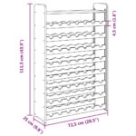 Casier à vin avec panneau supérieur bois de pin massif – Image 7