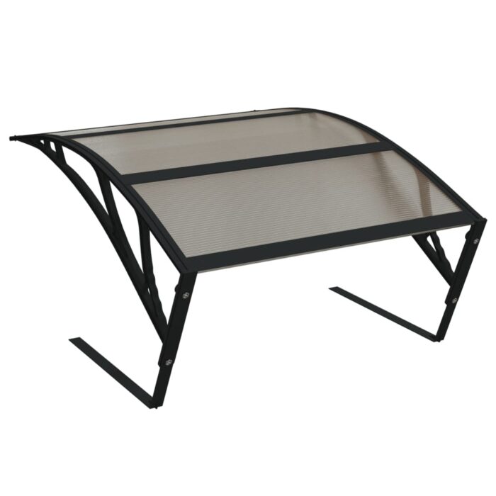 Garage pour robot tondeuse noir 80x101x46 cm – Image 4