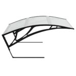 Garage pour robot tondeuse noir 80x101x46 cm – Image 3