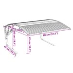 Garage pour robot tondeuse noir 80x101x46 cm – Image 6