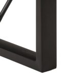Table à manger 120x55x76 cm bois de manguier massif brut – Image 4