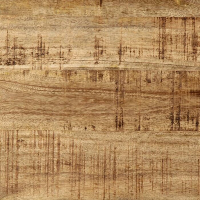 Table à manger 120x55x76 cm bois de manguier massif brut – Image 6