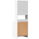 Armoire de cuisine blanc 60x50x180 cm bois d'ingénierie – Image 4