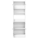 Armoire de cuisine blanc 60x50x180 cm bois d'ingénierie – Image 6