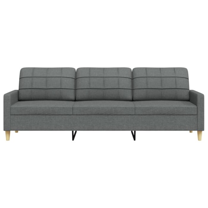 VXL8721102596100_g_en_hd_2.jpg Canapé à 3 places Gris foncé 210 cm Tissu – Image 2