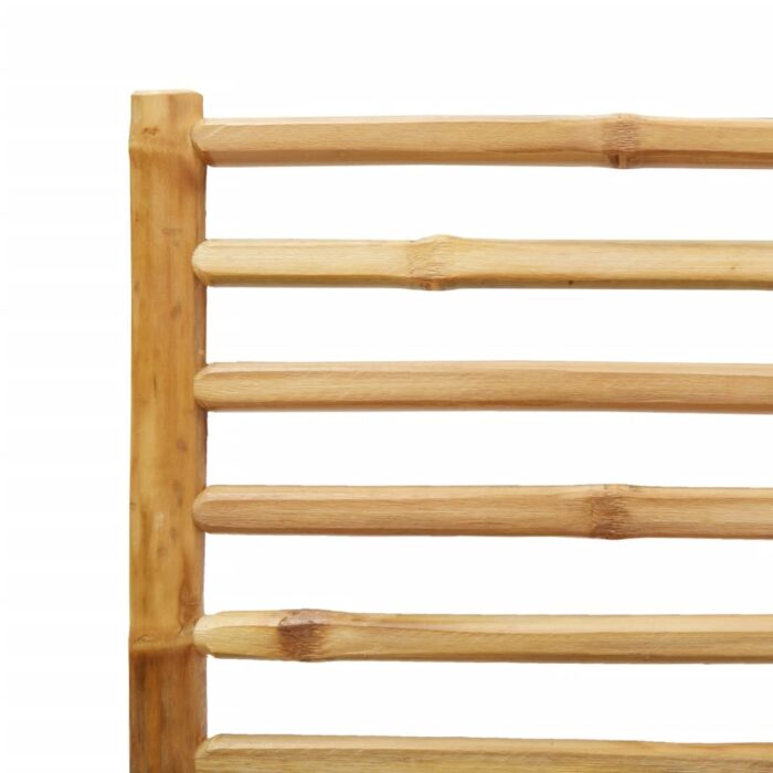Chaises pliables de jardin lot de 6 43x54x88 cm bambou – Image 6