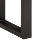 Banc 160 cm bois d'acacia massif et acier – Image 6