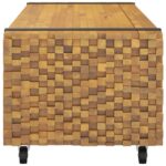 Table basse 110x45x35 cm bois massif de teck – Image 3