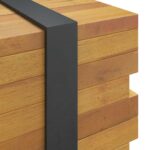 Table basse 110x45x35 cm bois massif de teck – Image 5