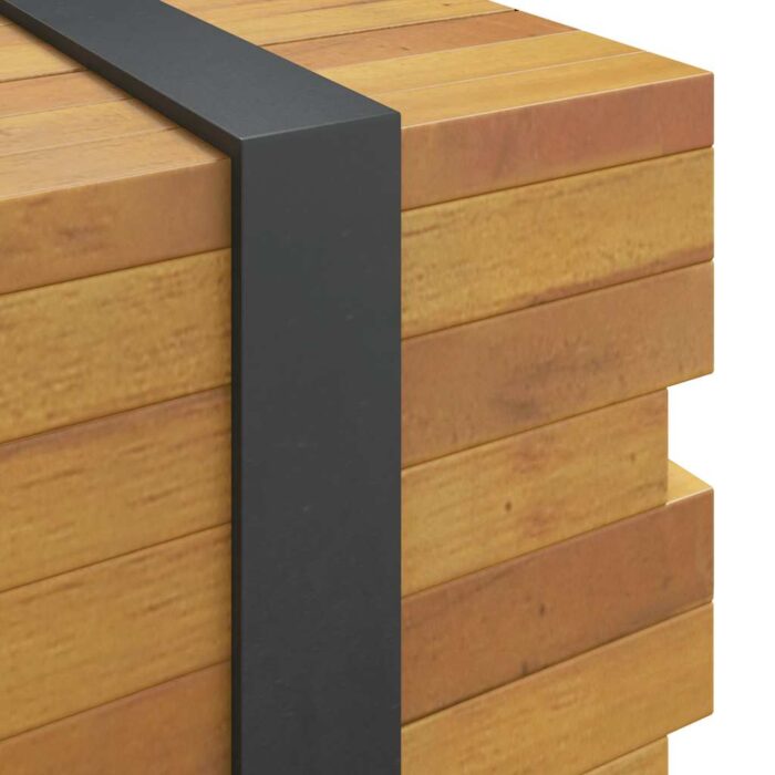 Table basse 110x45x35 cm bois massif de teck – Image 5