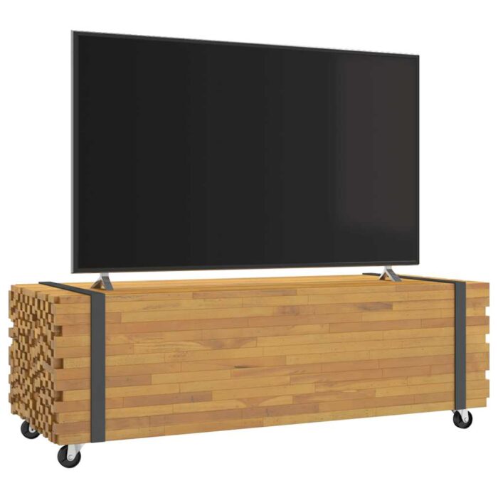 Table basse 110x45x35 cm bois massif de teck – Image 1