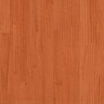 Meuble TV cire marron 140x37x50 cm bois pin massif – Image 9