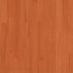 Dessus de table rond cire marron Ø30x2,5 cm bois de pin massif – Image 4