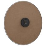 Horloge murale jaune et noir Ø50 cm bois d'ingénierie – Image 3