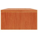 Support de moniteur marron miel 50x24x13 cm bois de pin solide – Image 4