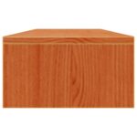 Support de moniteur marron miel 100x24x13 cm bois de pin solide – Image 3