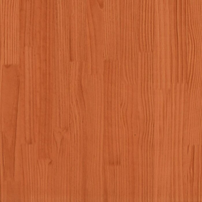 Tiroirs de lit 4 pcs cire marron bois de pin massif – Image 6