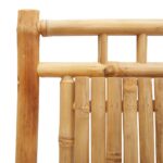 Chaises pliables de jardin lot de 2 53x66x99 cm bambou – Image 7