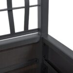 Jardinière avec treillis gris foncé 80x36x140 cm PP – Image 4