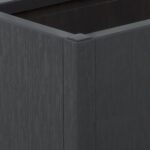 Jardinière avec treillis gris foncé 80x36x140 cm PP – Image 5