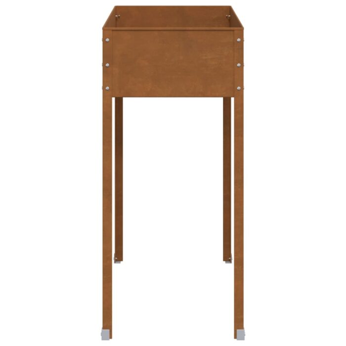 Jardinière 100,5x40,5x90 cm acier résistant aux intempéries – Image 3