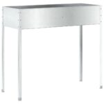 Jardinière 100,5x40,5x90 cm acier résistant aux intempéries – Image 6