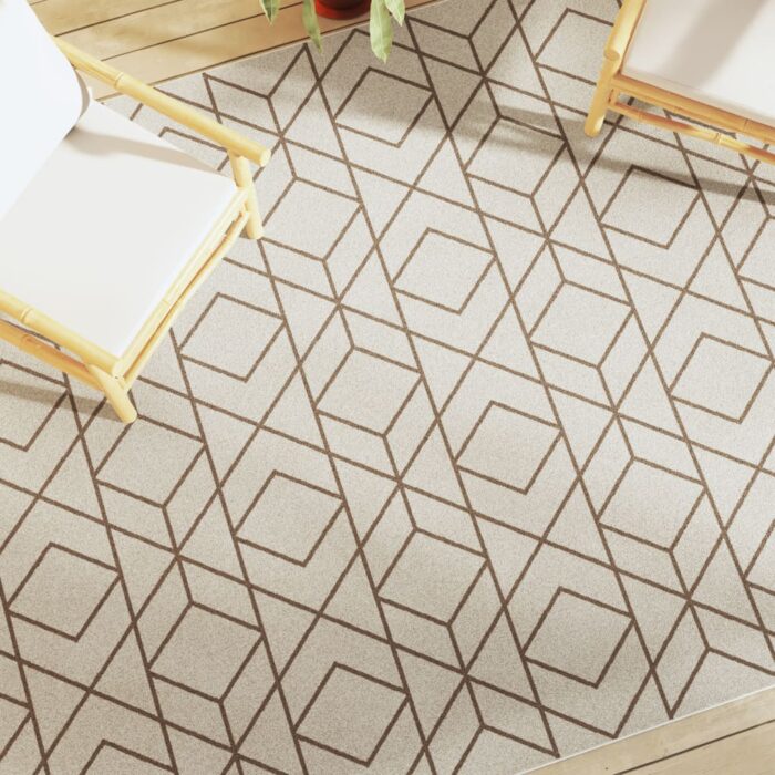 Tapis intérieur extérieur à poils courts 190x300cm antidérapant – Image 1