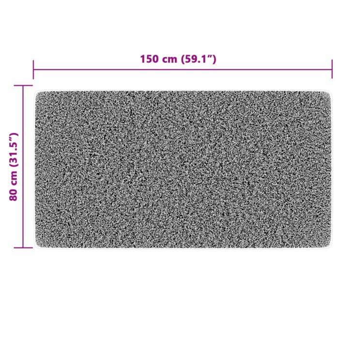 Tapis intérieur extérieur à poils courts 80x150 cm antidérapant – Image 5