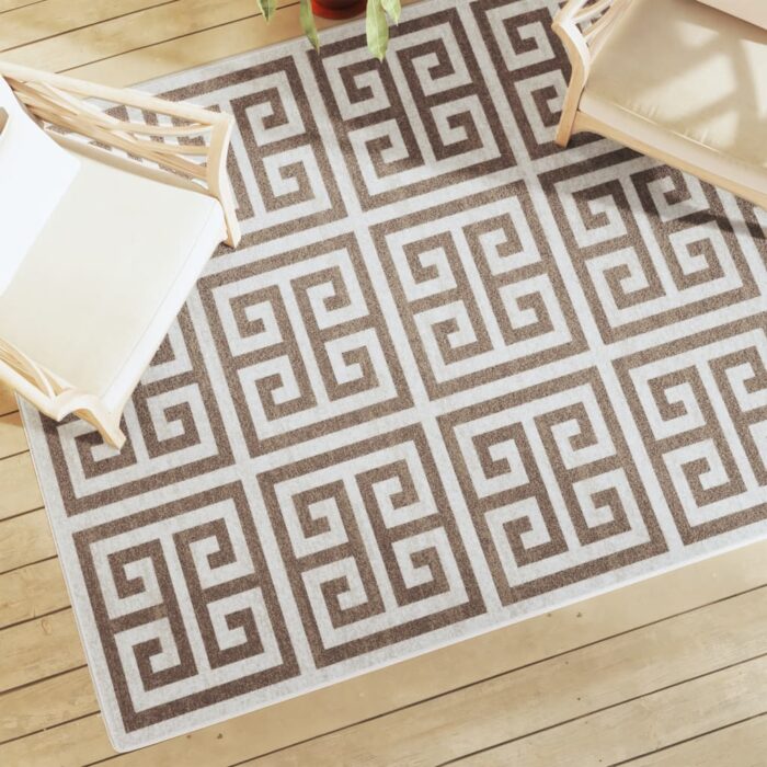 Tapis intérieur extérieur à poils courts 160x230cm antidérapant – Image 2