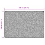 Tapis intérieur extérieur à poils courts 120x180cm antidérapant – Image 6