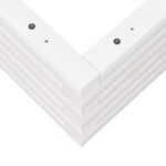 Jardinière blanc 50x50x23 cm bois de pin massif – Image 6