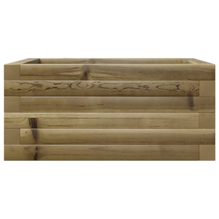Jardinière 50x50x23 cm bois de pin imprégné – Image 3