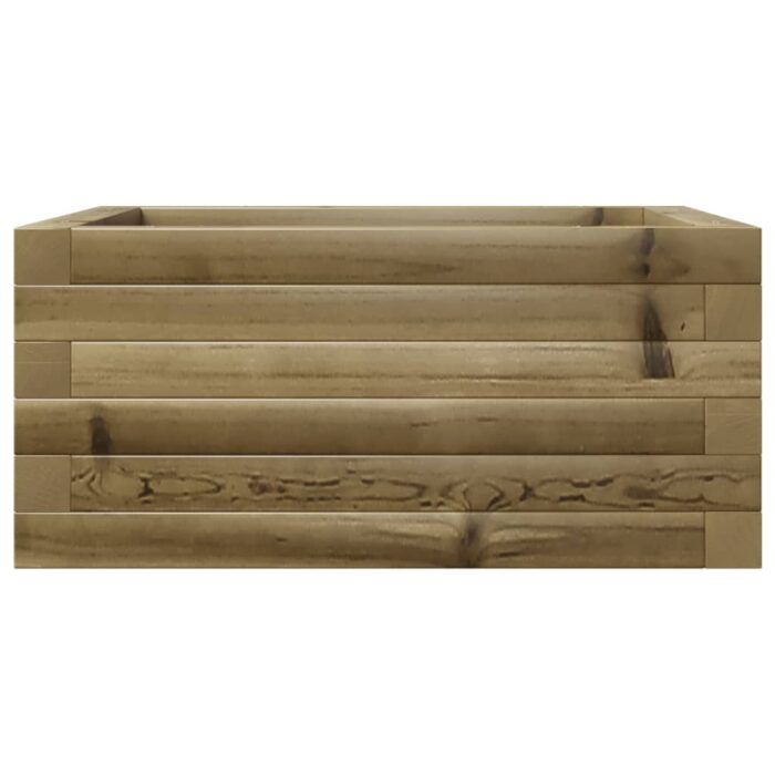 Jardinière 50x50x23 cm bois de pin imprégné – Image 4