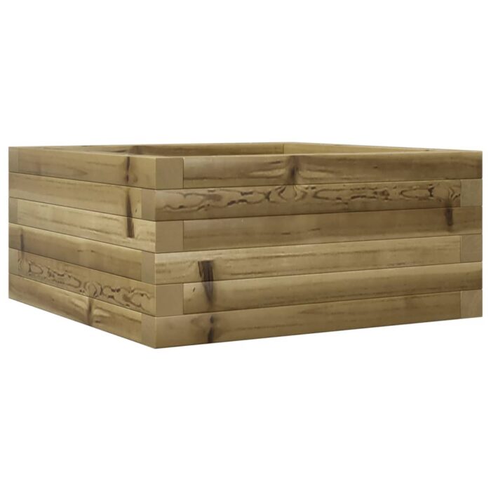 Jardinière 50x50x23 cm bois de pin imprégné – Image 5