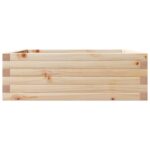 Jardinière 70x70x23 cm bois de pin massif – Image 3