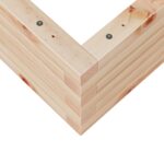 Jardinière 70x70x23 cm bois de pin massif – Image 6