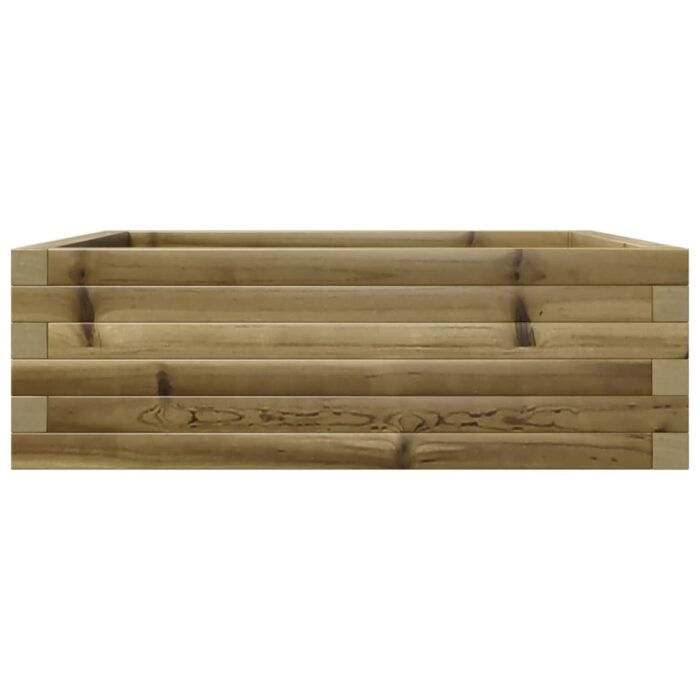 Jardinière 70x70x23 cm bois de pin imprégné – Image 3