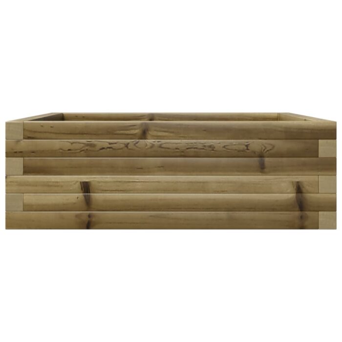 Jardinière 70x70x23 cm bois de pin imprégné – Image 4