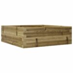 Jardinière 70x70x23 cm bois de pin imprégné – Image 5