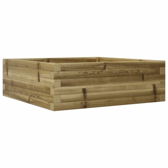 Jardinière 70x70x23 cm bois de pin imprégné – Image 5