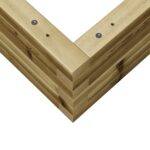Jardinière 70x70x23 cm bois de pin imprégné – Image 6