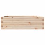 Jardinière 80x80x23 cm bois de pin massif – Image 4