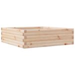 Jardinière 80x80x23 cm bois de pin massif – Image 5