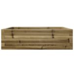 Jardinière 80x80x23 cm bois de pin imprégné – Image 4