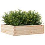 Jardinière 90x90x23 cm bois de pin massif – Image 2