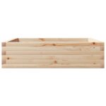 Jardinière 90x90x23 cm bois de pin massif – Image 3