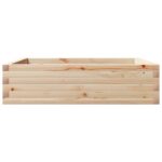 Jardinière 90x90x23 cm bois de pin massif – Image 4