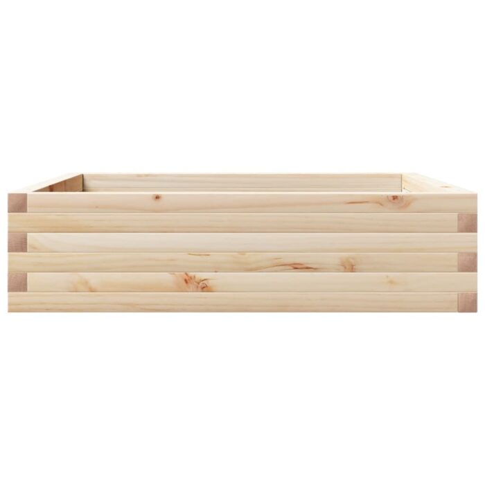 Jardinière 90x90x23 cm bois de pin massif – Image 5