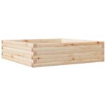 Jardinière 90x90x23 cm bois de pin massif – Image 6